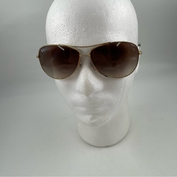 Ray Ban Unisex RB3293 001/13 63/13 125 Polish Arista Gold Brown Gradient Lens - Picture 3 of 10